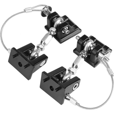 Kit de cierre antirrobo para el capó, compatible con los modelos Jeep Wrangler JK de 2007 a 2017. (1/5)