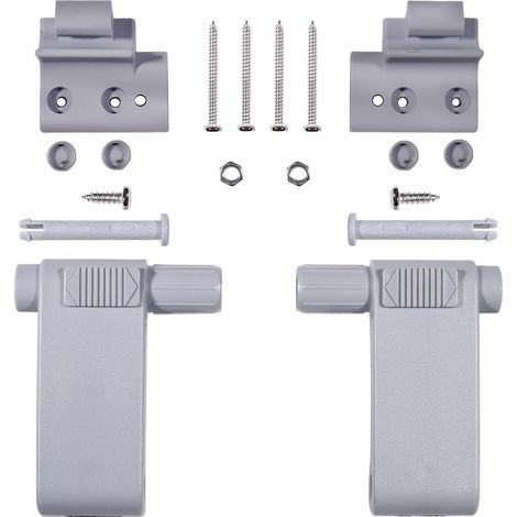 2 ensembles Pièce de rechange pour fenêtre de toit compatible avec Atelier fenêtre Console pour fenêtre BA AF(Gris) (1/5)