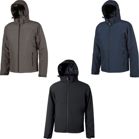 Sudadera con capucha de trabajo U-Power Blazyra - L - Negro