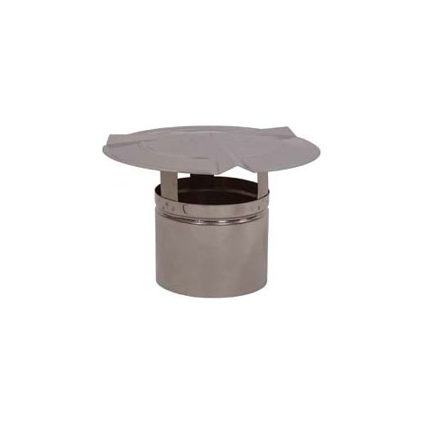 Fumaioli a Cappello in Acciaio Inox Ø 15 mm cm
