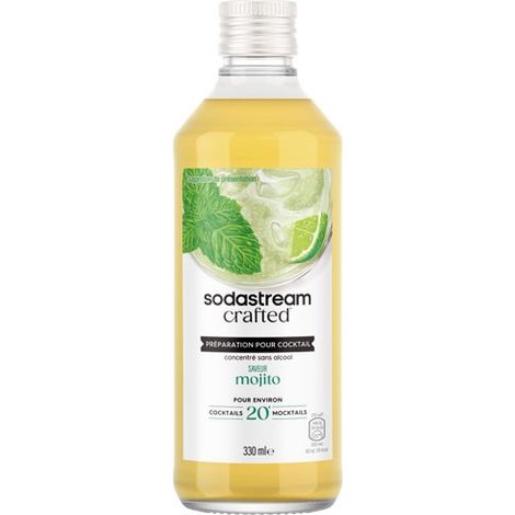 Cocktailmixer SODASTREAM - Mojito ohne Alkohol - Frische Minze - Für Sprudel- und Sodamaschine - 330 ml