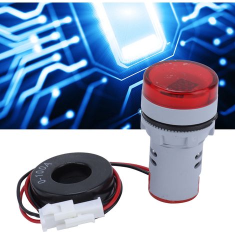 Voyant lumineux de signalisation de type courant AD16-22DSA 220 V CA rouge (1/5)