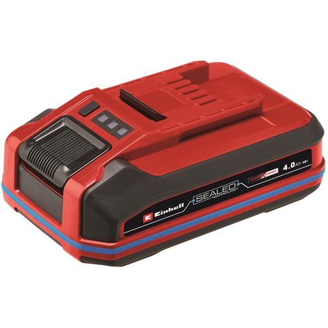 Einhell 18V 4.0Ah Sealed Lithium-Ion Power X-Change Plus Battery – Dust and Water Resistant for All Einhell Power X-Change Devices (1/5)
