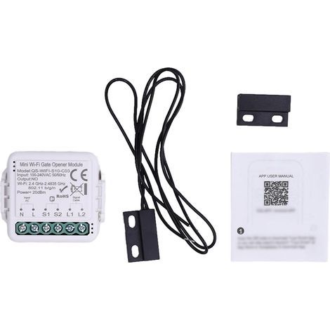 Intelligenter Garagentoröffner-Controller, WLAN-Modul, Sprachsteuerung, Gerätefreigabe für Smart Home (QS-WIFI-S10-C03) (1/5)