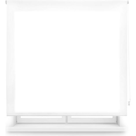 Blindecor Ara Tenda a rullo traslucida tinta unita - Bianco, 150 x 175 cm (Larghezza x Altezza) Dimensioni del tessuto 147 x 170 cm Tenda per interne (1/4)
