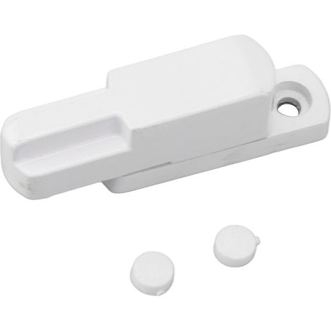 Fensterriegel aus Aluminiumlegierung, T-Typ, universell, kindersicher, für die Sicherheit Ihres Zuhauses, weiß (1/5)