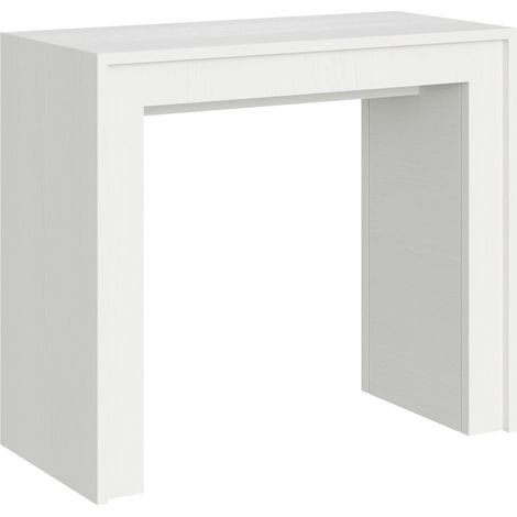 Consolle allungabile 90x42/302 cm Mia Bianco Frassino (1/5)