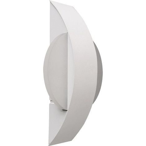 Applique murale LED design moderne courbé en métal et plastique, éclairage 4W 440lm 3000K - PANGIVO (1/5)
