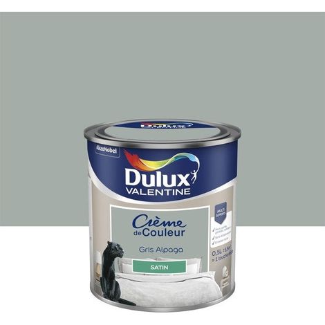 Valentine Satin-Farbcreme 0,5 l Alpaka-Grau - Dulux Valentine
