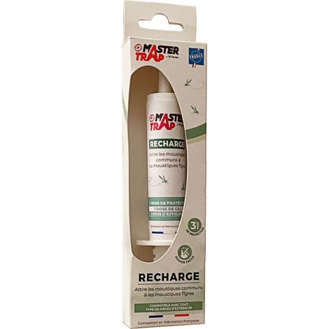 Favex – Gel attractif moustiques 3 mois – Recharge pratique pour Hexa Trap – Protection efficace sans produits chimiques nocifs