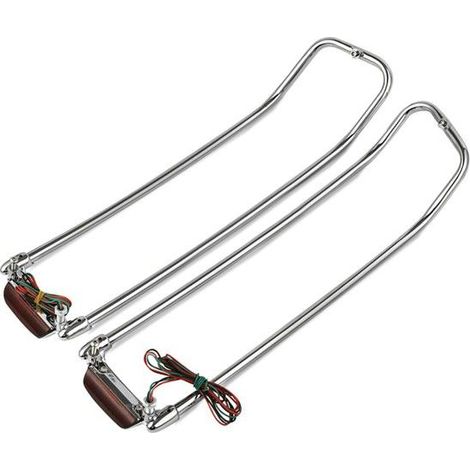 Rails rabat sacoches laterales LED pour Harley Davidson Street Glide Special 15-23 chrome