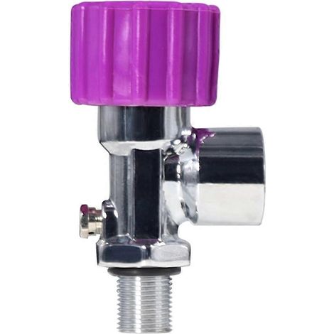 Valve de bouteille d'oxygène haute pression 30 MPa, valve de bouteille de gaz en fibre de carbone (1/5)