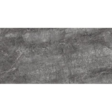 Mexen Quetta Nero campione di gres smaltato rett. G1, piastrella da pavimento e parete 120 x 60 cm, lucido - TL136-03-S (1/5)