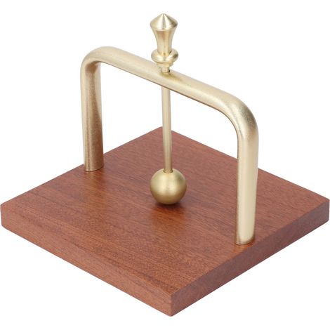 Portatovaglioli con sfera di sollevamento, base in legno massello, dispenser in metallo per casa, ristorante, bar, colore oro.