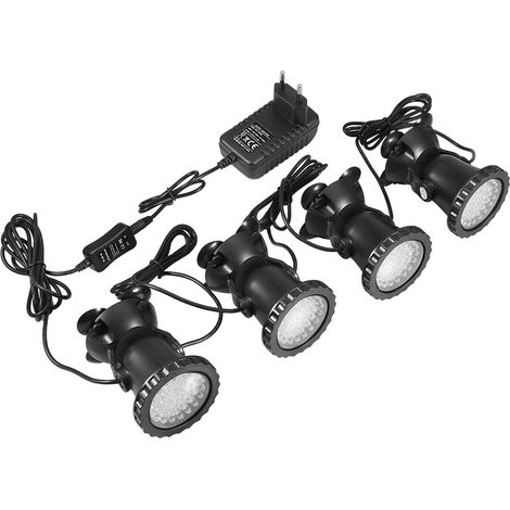 Éclairage LED étanche pour aquarium, projecteur submersible RVB pour aquarium, étang de jardin (12) (1/5)