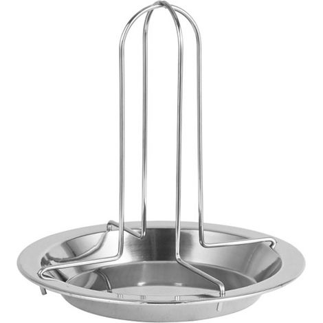 Grille à poulet verticale en acier inoxydable antiadhésive, outil de cuisson plus épais pour barbecue-AquaForge