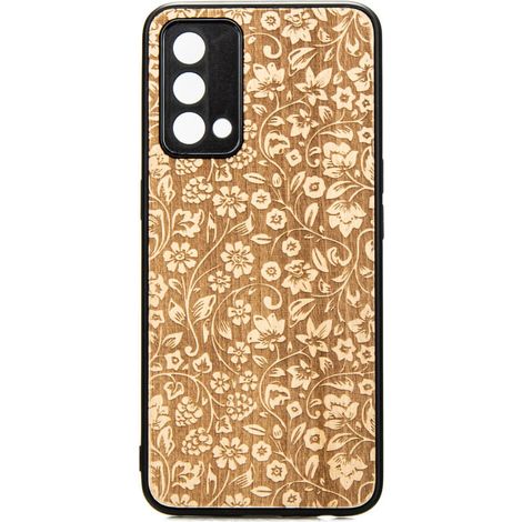 Realme GT Master Edition Custodia in legno FIORI SELVATICI ANIEGRE