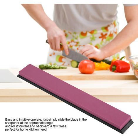 Pierre à aiguiser 3000 pour couteaux de cuisine, outil de polissage et affûtage avec socle, pierre à repasser professionnelle, accessoire de meulage (1/5)