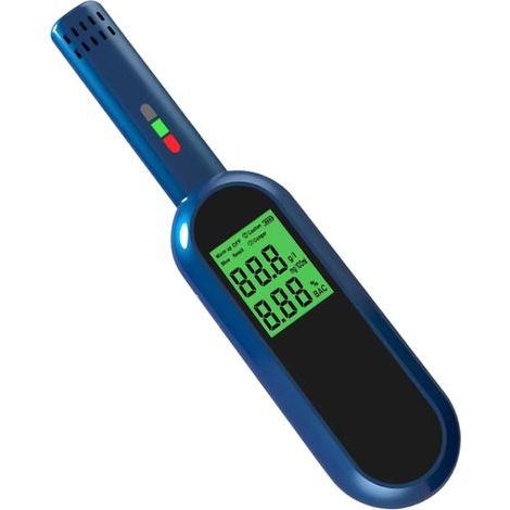 Tester de alcool, fara contact, din respiratie, igienic, cu baterie reincarcabila, ecran LCD, detector de tip japonez, analizor de alcool, Dare4U, culoare, etilotest cu precizie si sensibilitate ridic (1/4)