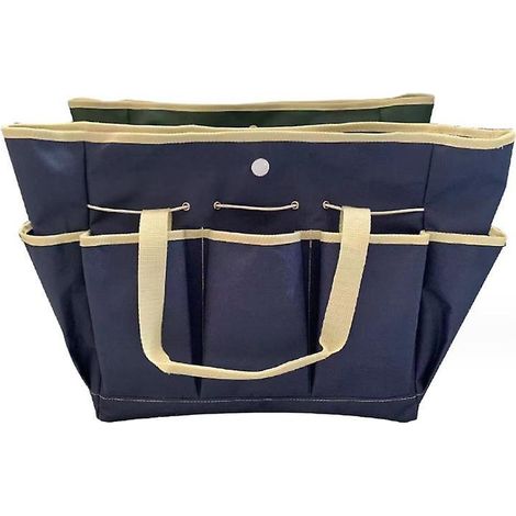 (bleu Fonc)sac De Jardin Pour Outils Jardinage D'outils Jardinage Avec Toile Oxford Impermable Avec Chiffon - Peuvent Contenir Des Outils, Sac Ran (1/3)