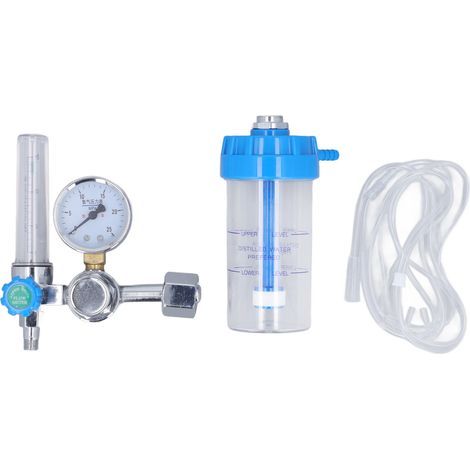 Régulateur de pression d'oxygène Y008, Type bouée, inhalateur, débitmètre, absorbeur avec vis d'entrée BSP de 5/8 pouces (1/5)