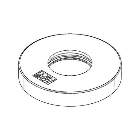 Dornbracht 092788006-06 rosace logo DB pièces de rechange
