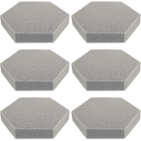 Panneaux acoustiques hexagonaux insonorisants, compatibles avec une utilisation domestique (lot de 6). (1/5)