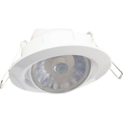 Downlight Led Redondo Empotrable Orientable 8W 3000K / 6000K corte 75 mm (1/2)