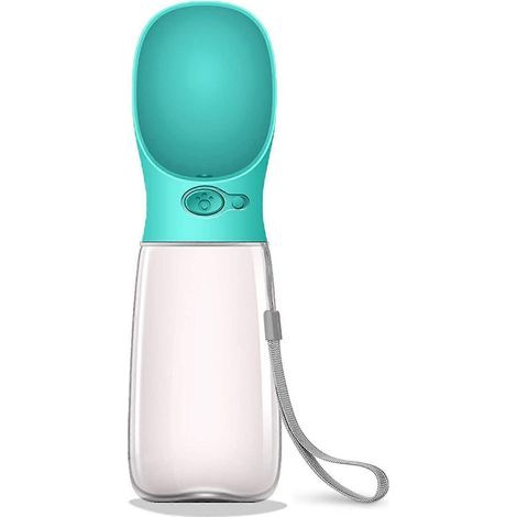 Hunde-Trinkflasche, tragbare Haustier-Trinkflasche, ideal für Spaziergänge, auslaufsicher (1/5)
