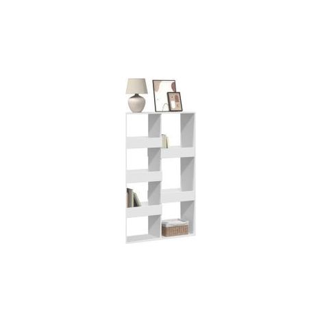 Bibliothèque blanc 100x33x155,5 bois d'ingénierie (1/5)