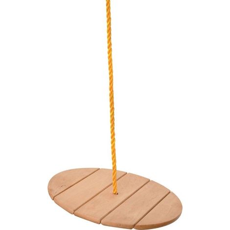 Balançoire ronde en bois Woody, 30 cm, jusqu'à 50 kg (1/2)
