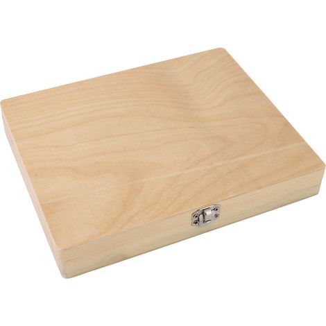 Boîte en bois pour lames de microscope (100 lames) - Étui porte-lames pour microscope en verre - Préparation pédagogique en sciences biologiques (1/5)