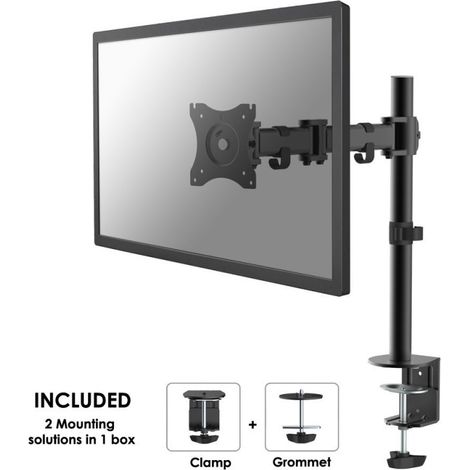 Neomounts Supporto da tavolo per monitor NM-D135BLACK 1 Display: (s) 25,4 cm (10) - 76,2 cm (30) Nero Inclinabile, Gi (1/5)
