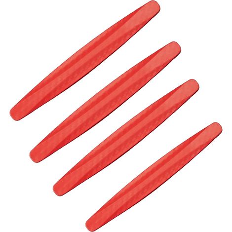 Bandes de protection anti-collision pour pare-chocs – Jeu de 4 autocollants de protection en caoutchouc – Protecteurs de moulures
