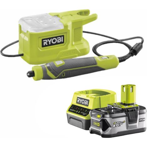 Confezione RYOBI Mini utensile multifunzione 18V OnePlus RRT18-0 - 1 batteria 4.0Ah - 1 caricatore rapido RC18120-140 (1/5)
