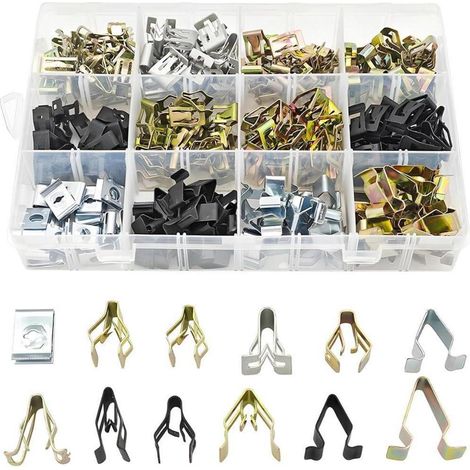 Befestigungsclip 240 Stück Metall für Innenverkleidung Armaturenbrett (1/5)