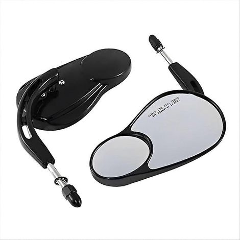 Retrovisores Split Vision para Harley Davidson, negros (1/5)