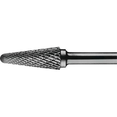 TECWERK Frässtift KEL D.10mm Kopf-L.20mm Schaft-D.6mm HM Verz.Kreuz TECWERK (1/2)
