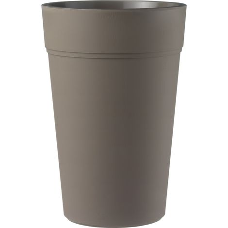 Vaso tondo bruno 38 cm h 65 mod. Stem