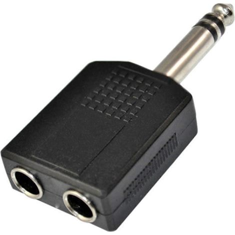 Adaptateur audio RCA mâle 3,5 mm vers femelle 2RCA pour ordinateur et TV (3,5 mm/6,5 mm), multicolore. (1/5)