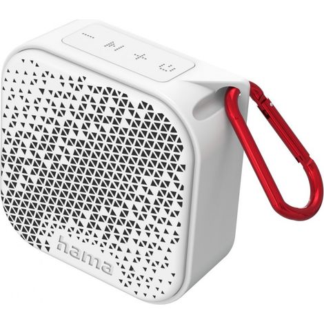 HAMA Bluetooth Pocket 3.0 (Drahtlose Freisprecheinrichtung, 14h de Akkulaufzeit, 200g, spritzwassergeschützt, tragbare Freisprecheinrichtung) Farbe White (1/2)