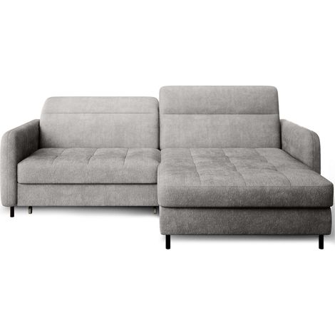 Sofá de esquina colección GOUMSI color Gris oscuro (1/5)