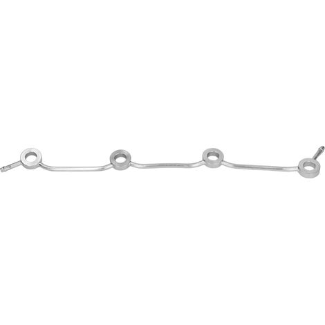 Satz aus 2 Kraftstoffrücklaufleitungen aus Edelstahl für Kubota V2003 V2203 V2403 Motoren, hochfeste Rücklaufleitung, langlebiges mechanisches Bauteil. (1/5)