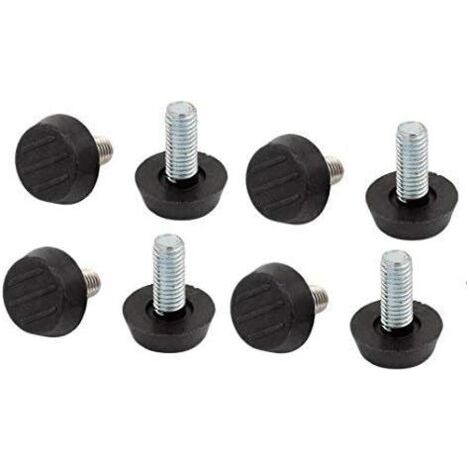 Lot de 20 pieds de réglage à visser pour pieds de meubles Filetage M6x 20mm (1/5)