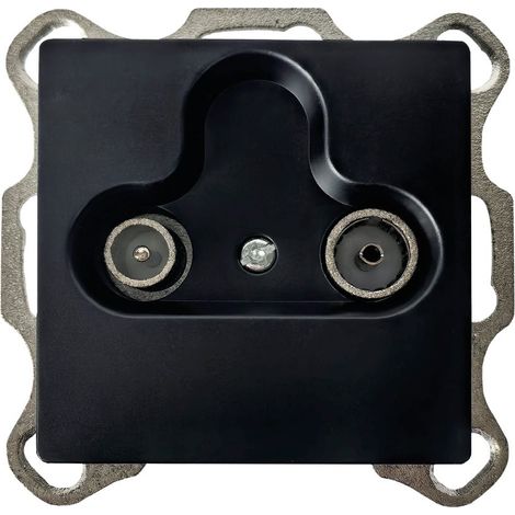 Socle encastré pour téléviseur et radio FM Gamma Black