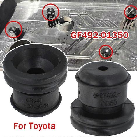 2x Garniture de cache-moteur supérieur en caoutchouc pour Toyota Corolla Vios Yaris Levin, passe-câble, silentbloc, plaque de protection, coussinet Fn9u2285