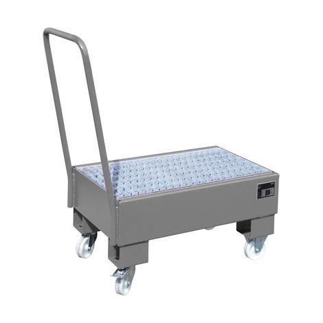 Bauer Fahrbare Auffangwanne AW 60-1 SR, lackiert, Mausgrau