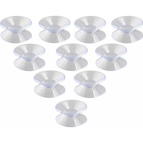 Lot de 36 ventouses Double Face en PVC pour Verre et Plastique 20 mm Lefou (1/5)