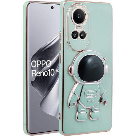 Funda para Oppo Reno 10 / 10 Pro, Astronauta, Verde (1/5)