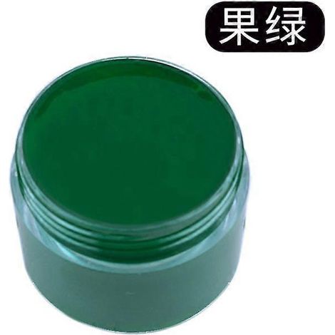 Crème de teinture et de réparation pour cuir, raviveur de couleur pour sacs, chaussures, canapés, vestes, masquant les rayures et restaurant le cuir véritable. Couleur : Vert fruit.
